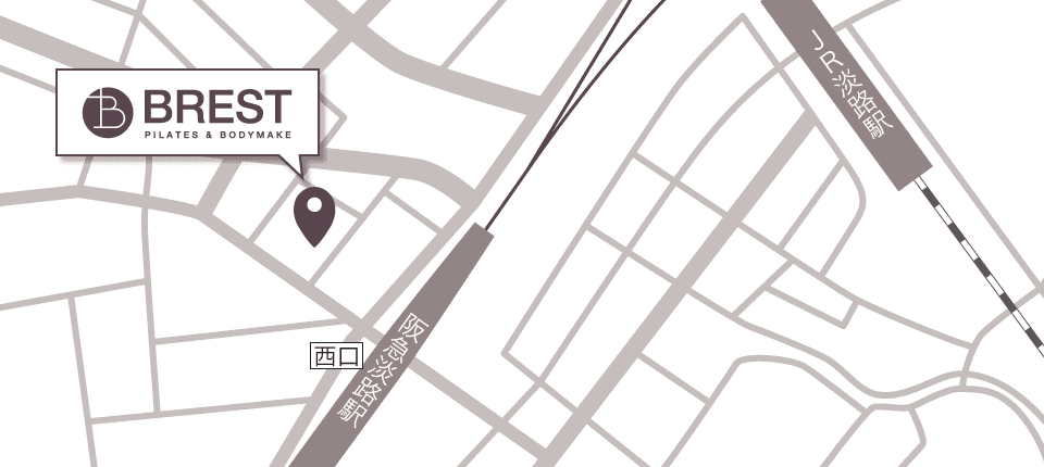 BREST 淡路周辺のマップ