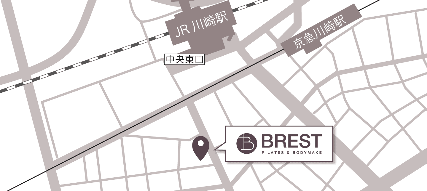 BREST 川崎周辺のマップ