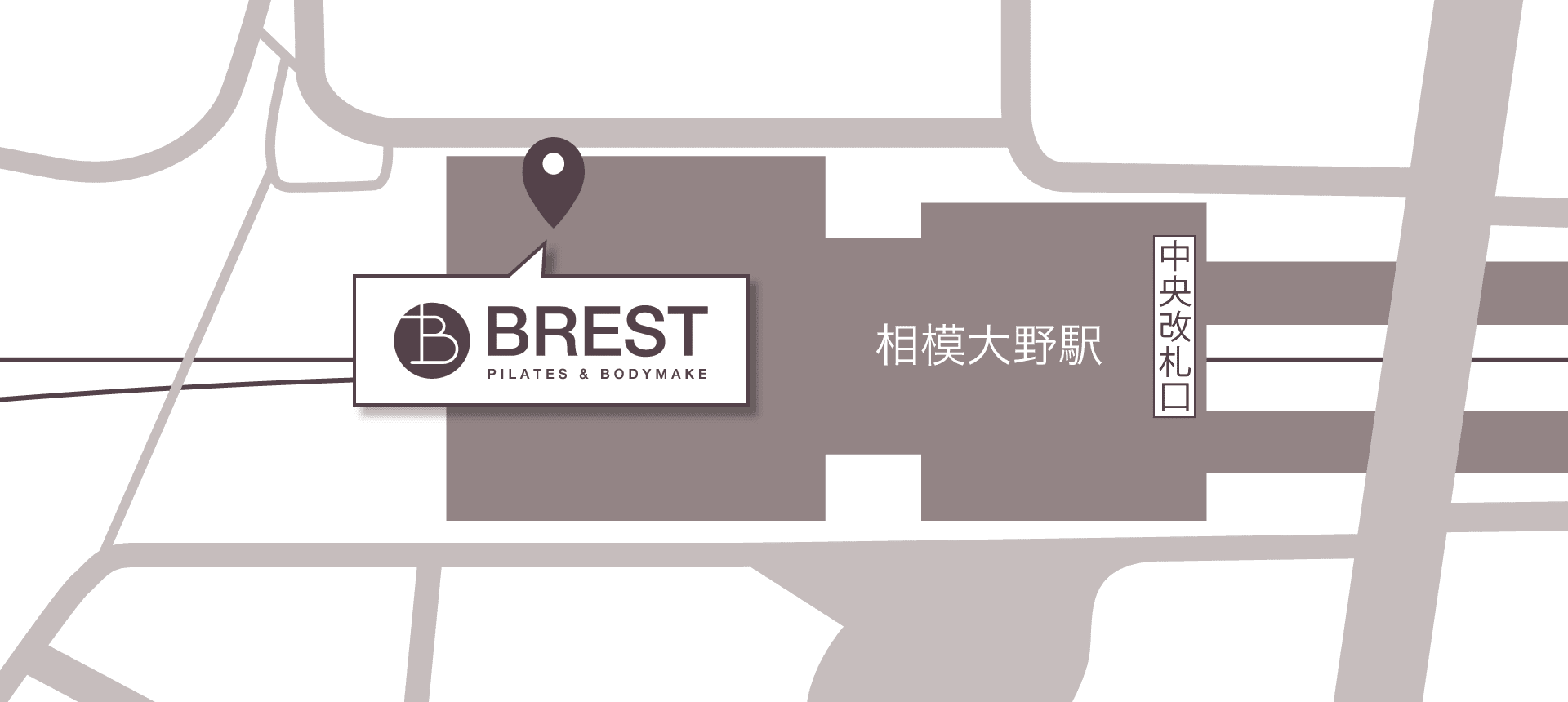 BREST 相模大野周辺のマップ